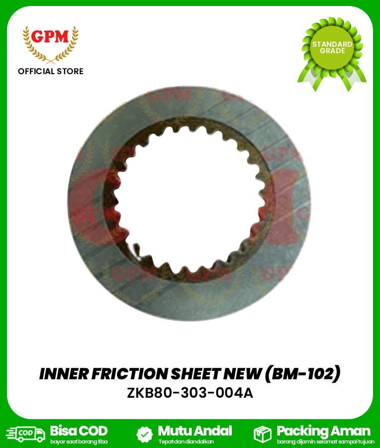 INNER FRICTION SHEET NEW (BIMO-102)/ZKB80-303-004A