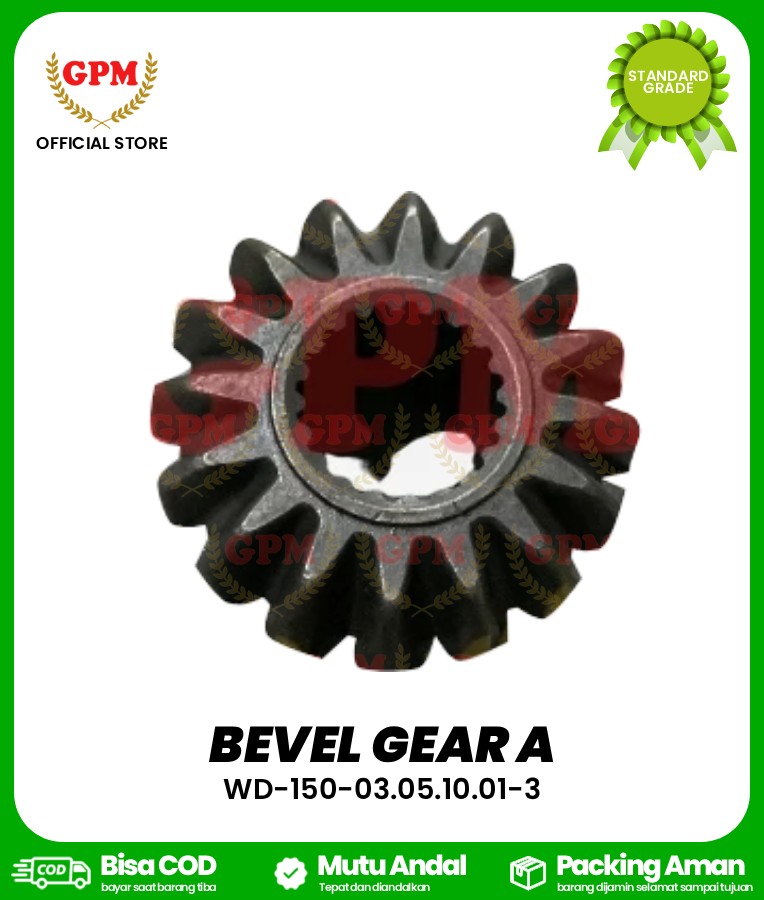 BEVEL GEAR A / GEAR NANAS ULIR BELAKANG A NDR-85 / WD-150-03.05.10.01-3