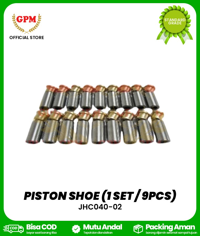 PISTON SHOE (1 SET / 9PCS) FOR NDR 85 / MAXXI / JHC040-02