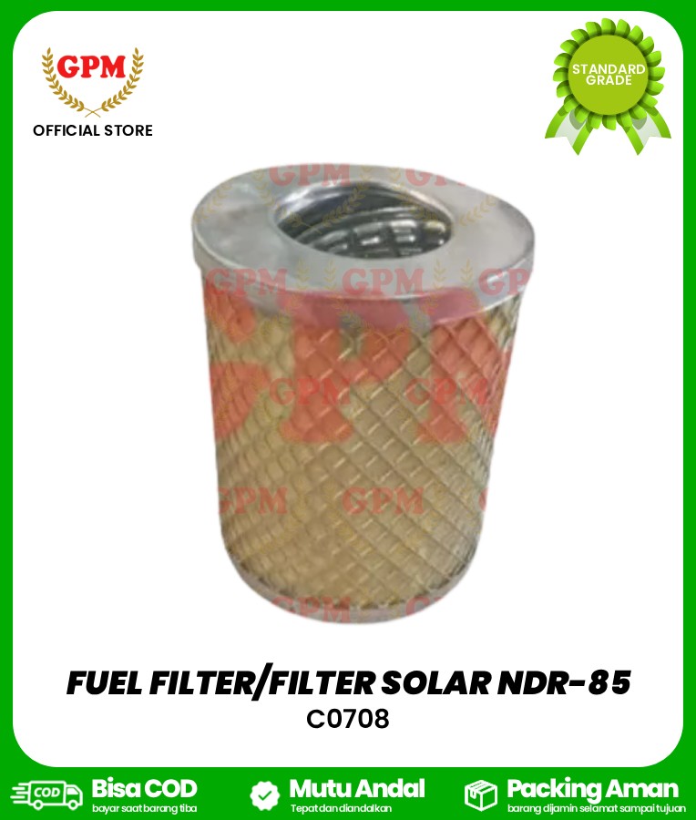 FUEL FILTER (WITH NET) / DALAMAN FILTER SOLAR DEPAN FOR NDR85 / BIMO-102/ C0708