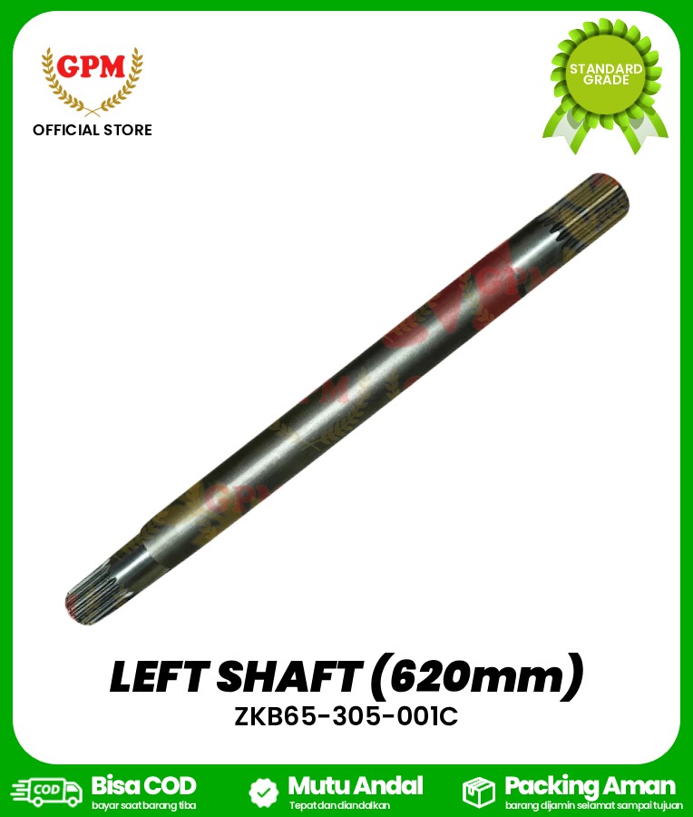 LEFT SHAFT (620mm) NDR-85 / ZKB65-305-001C