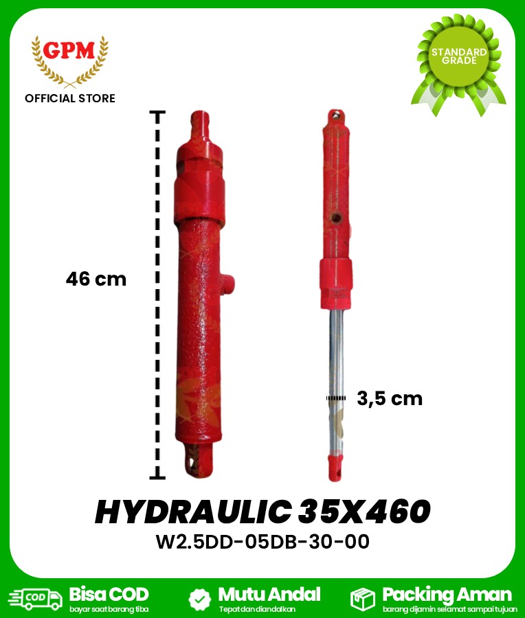 HYDRAULIC 35X460 / HIDROLIK BAKET KANAN BIMO-102 / W2.5DD-05DB-30-00