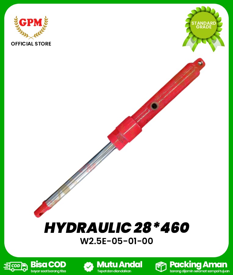 HYDRAULIC 28*460 / HIDROLIK BAKET BIMO-102, NDR-85 (KIRI UNTUK BIMO) / W2.5E-05-01-00