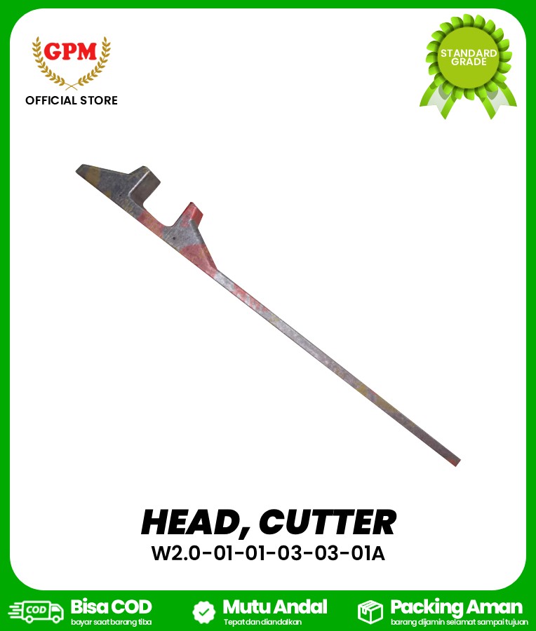 HEAD, CUTTER FOR NDR-85 / W2.0-01-01-03-03-01A