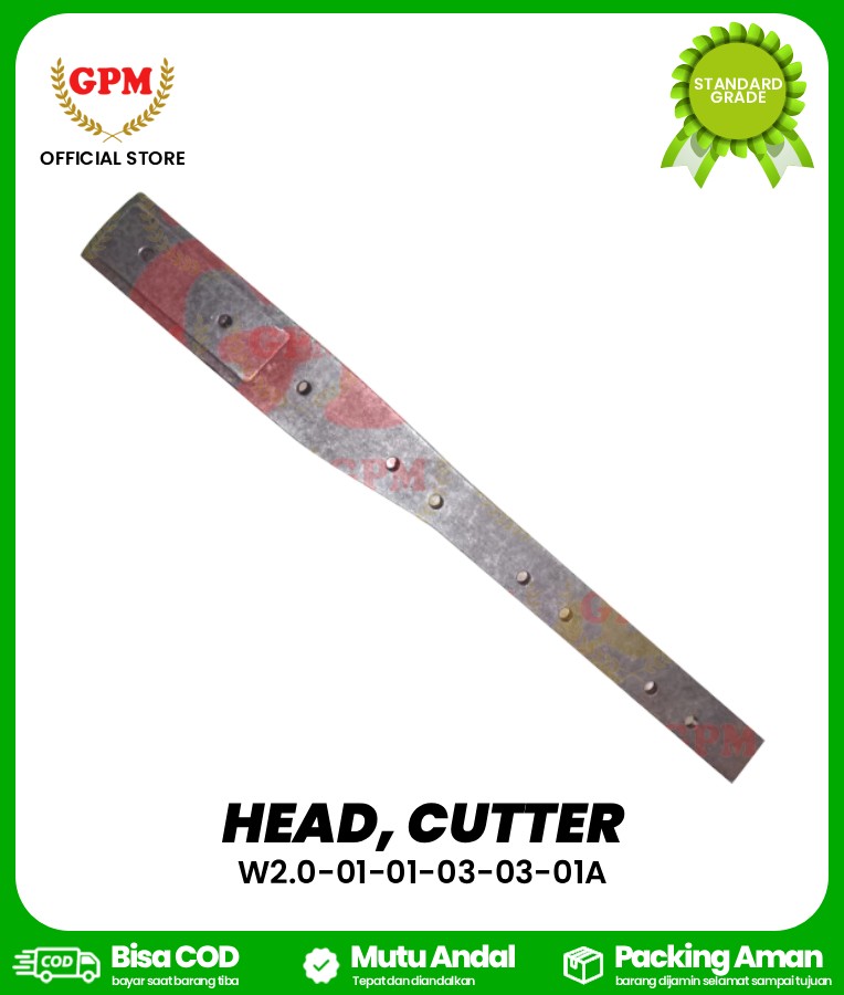 HEAD, CUTTER FOR NDR-85 / W2.0-01-01-03-03-01A