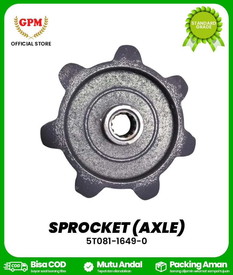 SPROCKET (AXLE) /GEAR BINTANG DC-35 / 5T081-1649-0