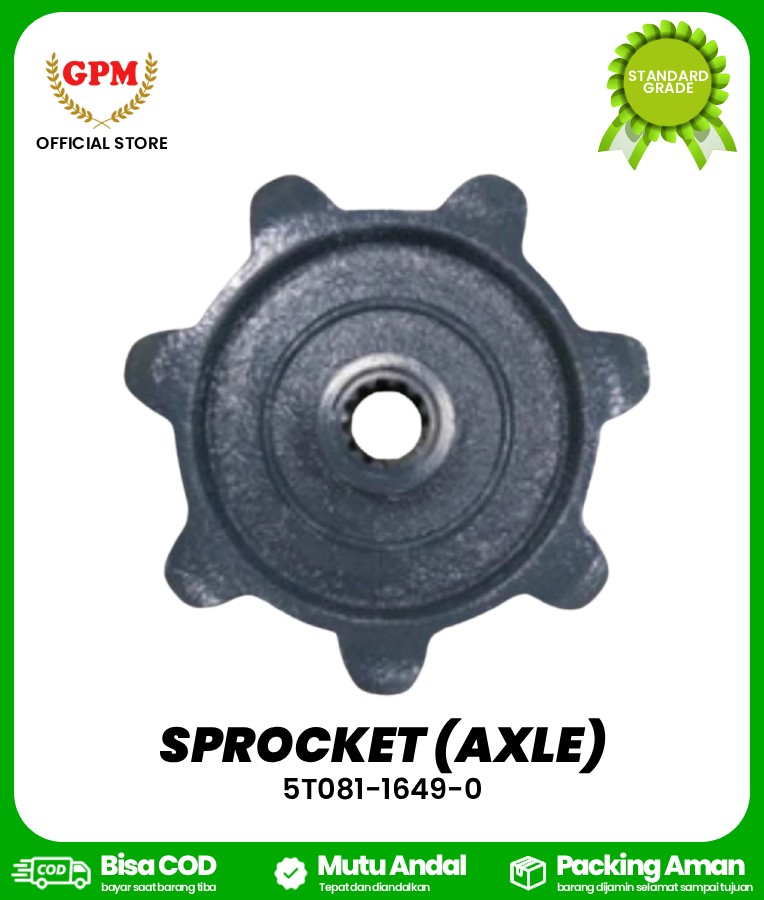 SPROCKET (AXLE) /GEAR BINTANG DC-35 / 5T081-1649-0