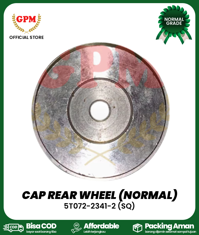 CAP REAR WHEEL (NORMAL) / TUTUP RODA BULAN DC-35 / 5T081-23690 (N)