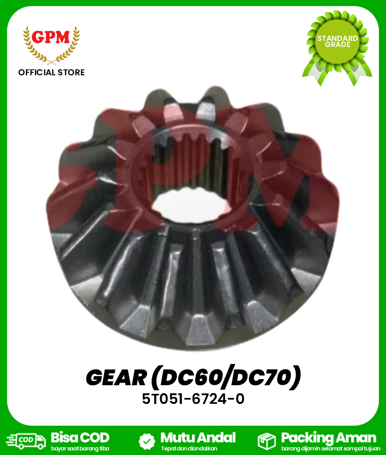 GEAR (DC60/DC70) / GEAR NANAS ULIR DEPAN DC-60, DC-70 / 5T051-6724-0