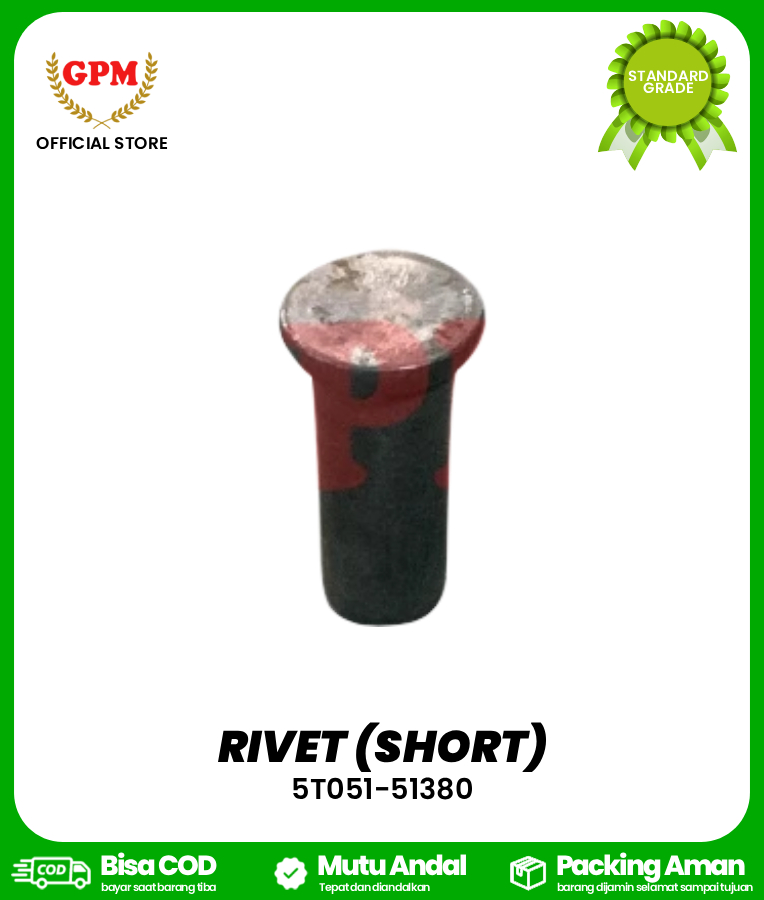 RIVET (SHORT) DC 70 ( 1 pack 10 pcs) / 5T051-51380