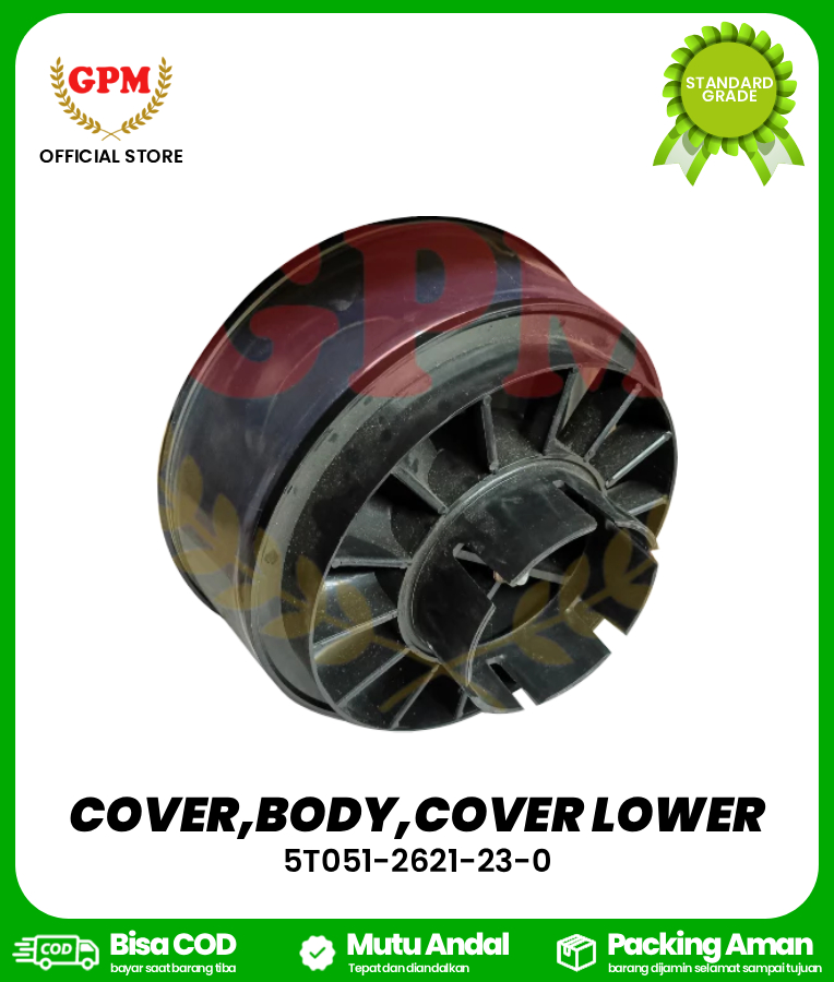 COVER,BODY,COVER LOWER DC-60, DC-70 / 5T051-2621-23-0