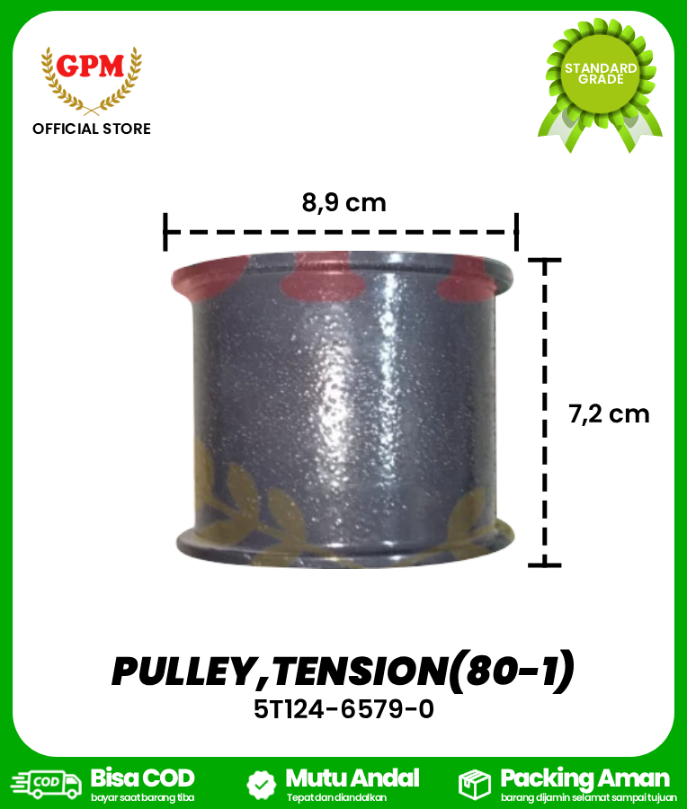 PULLEY,TENSION(80-1) DC-93 / 5T124-6579-0