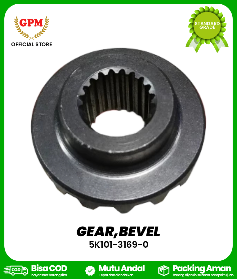 GEAR,BEVEL / GEAR NANAS ULIR BERDIRI BELAKANG DC-60, DC-70 / 5K101-3169-0