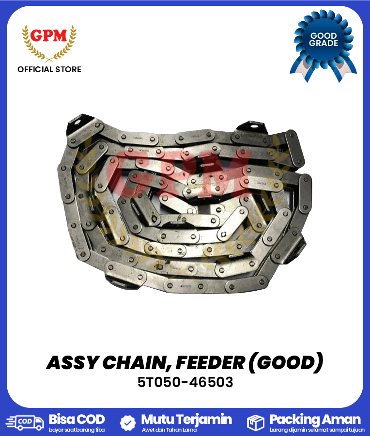 ASSY CHAIN, FEEDER (GOOD) /RANTAI LIFT 77 MATA DC70 PLUS / DC 60 PLUS / 5T050-46503