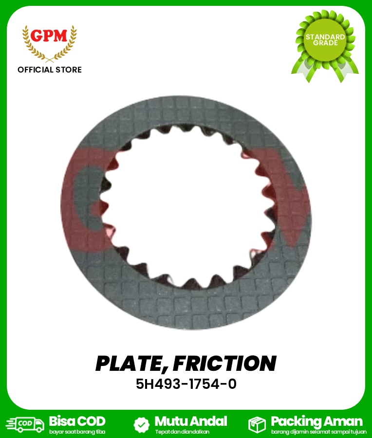 PLATE ,FRICTION FOR DC70 / 5H493-1754-0