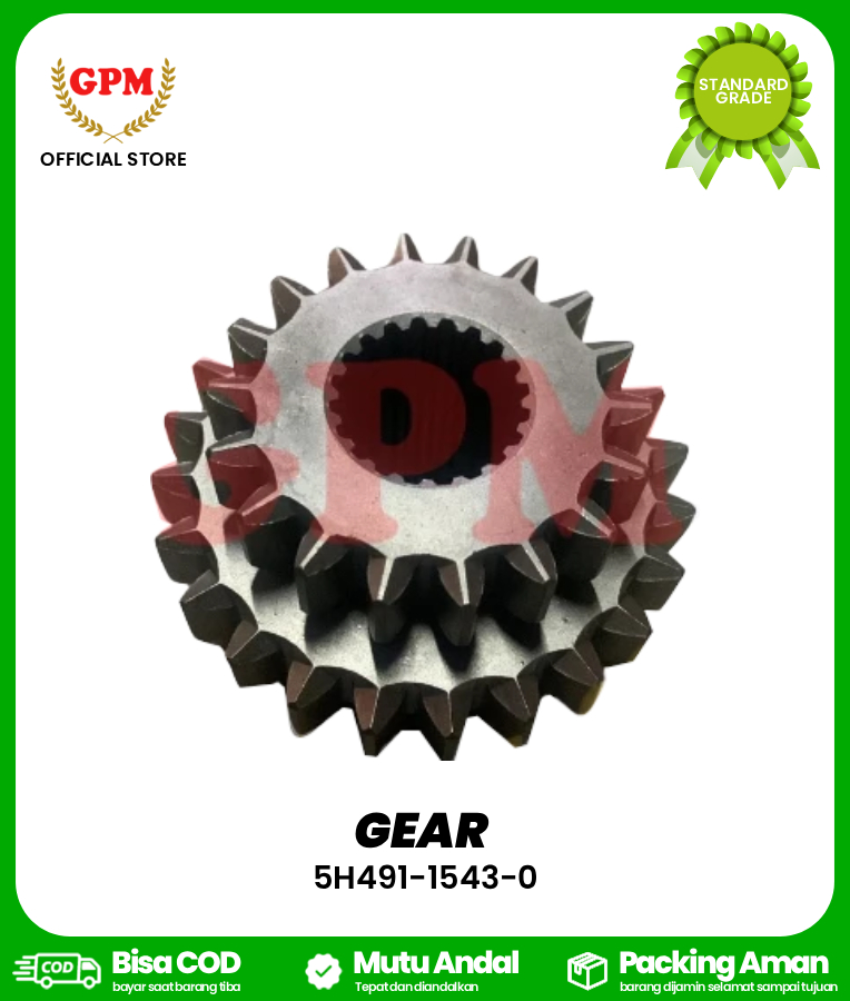 GEAR / GIGI TUMPUK DC70 / 5H491-1543-0